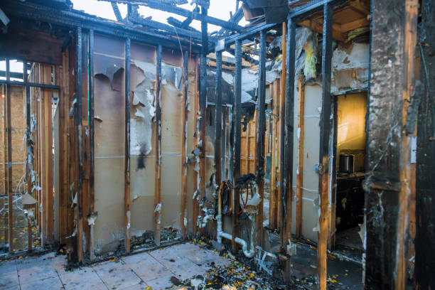 Professional Smoke Damage Removal technician working in Buzzards Bay, MA